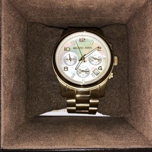 Michael Kors Gold-Tone Chronograph Women's Watch